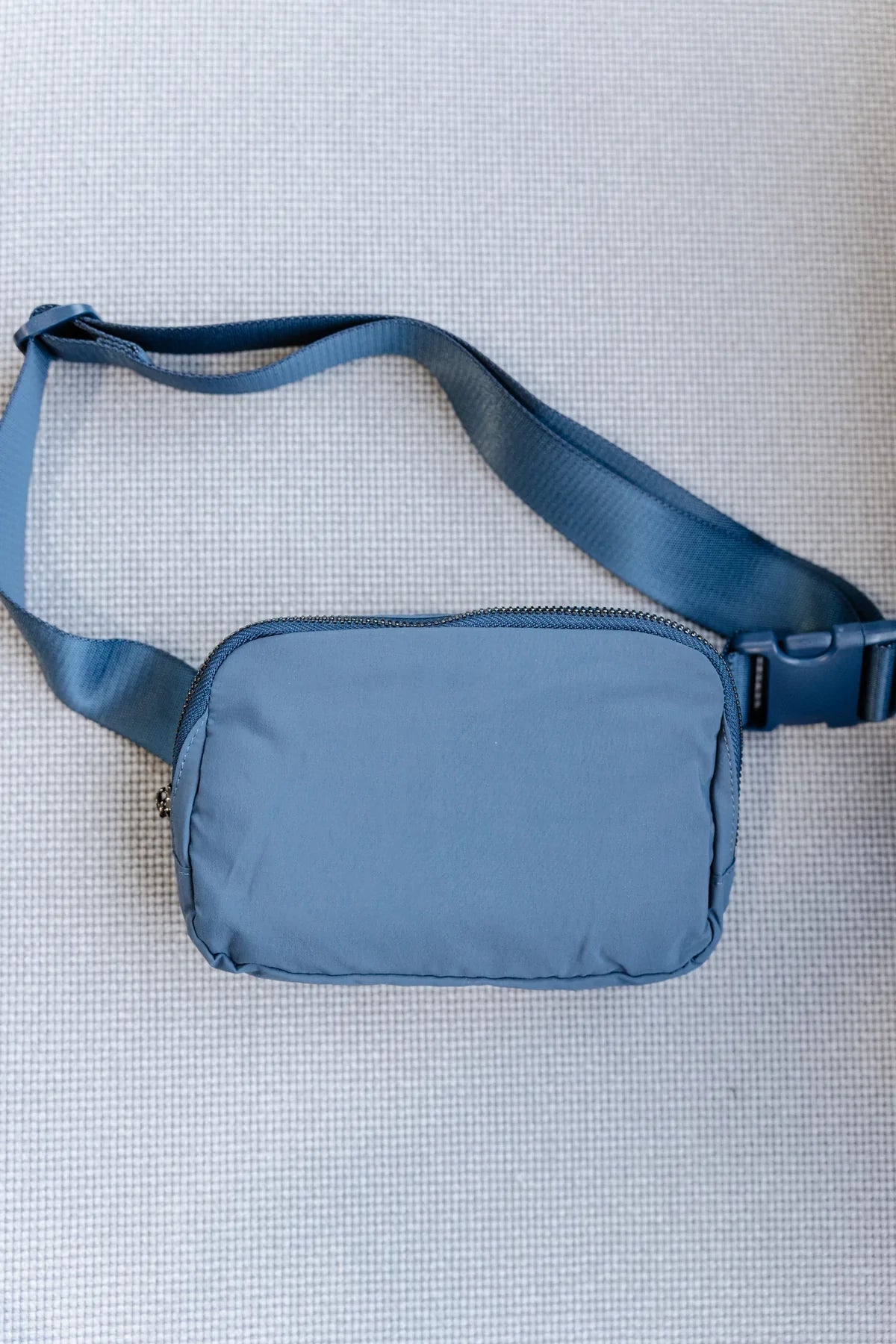 Blue belt bag