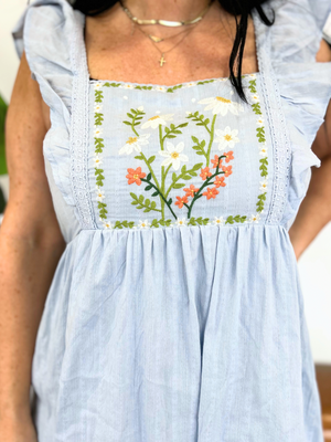 The Erica Embroidered Dress