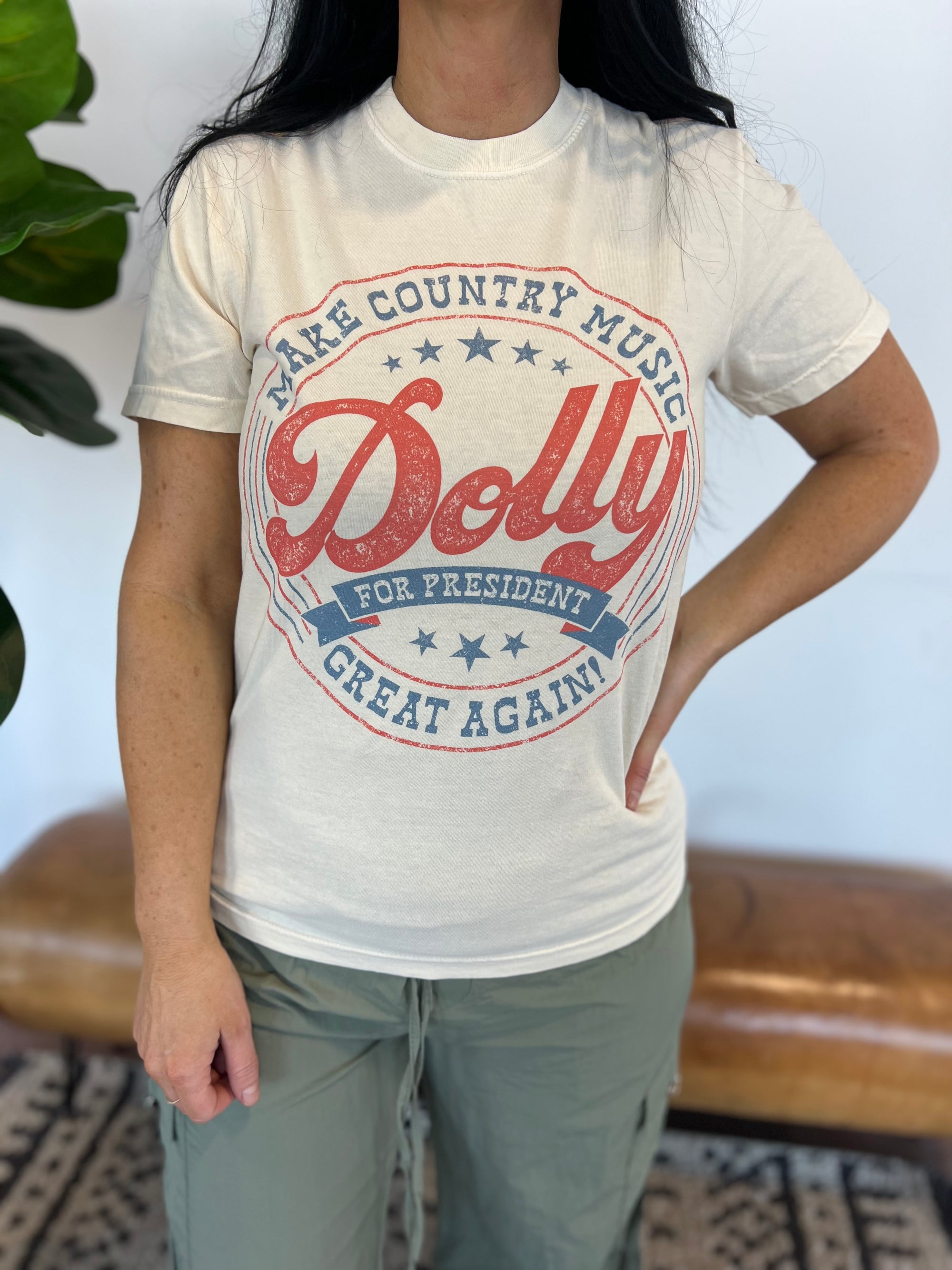 The Dolly For President Graphic T-Shirt