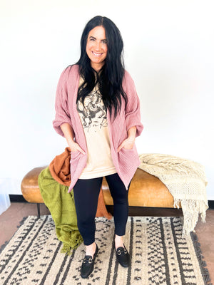 The Samantha Oversized Cocoon Cardigan