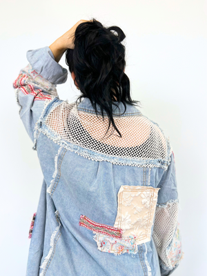 The Wren Crochet Patchwork Tunic