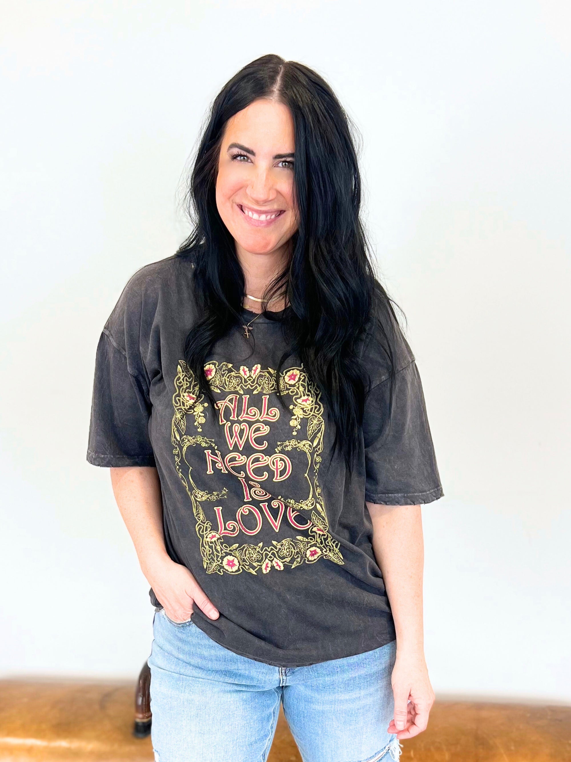 The "All We Need Is Love" Graphic Tee