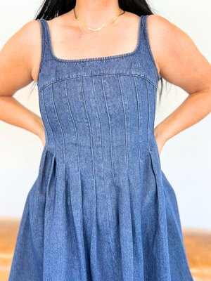 The Madeleine Denim Dress