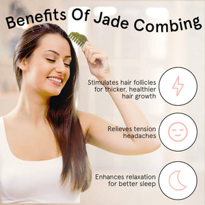 Jade Scalp Massaging Comb