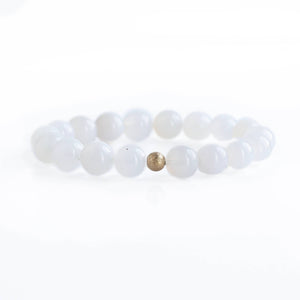 White Agate 10mm Bracelets