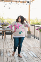 The Aline Floral Sweater