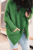 The Cocoon Knit Sweater - Forest