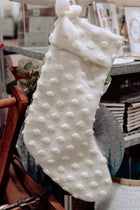 Dotted Wool Stocking - Ivory-Christmas-Sweet {Jolie}