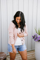 The Every Day Cardigan - Dusty Blush