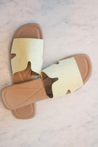 The Bethan Cut Out Slide - Yellow